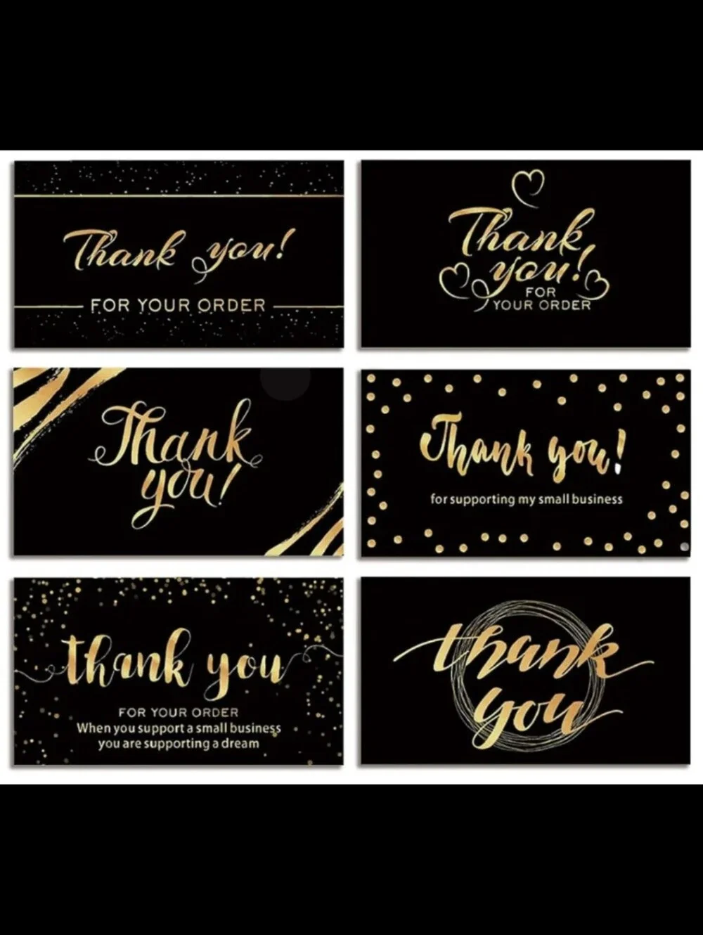 100ct THANK YOU CARDS, ASSORTMENT